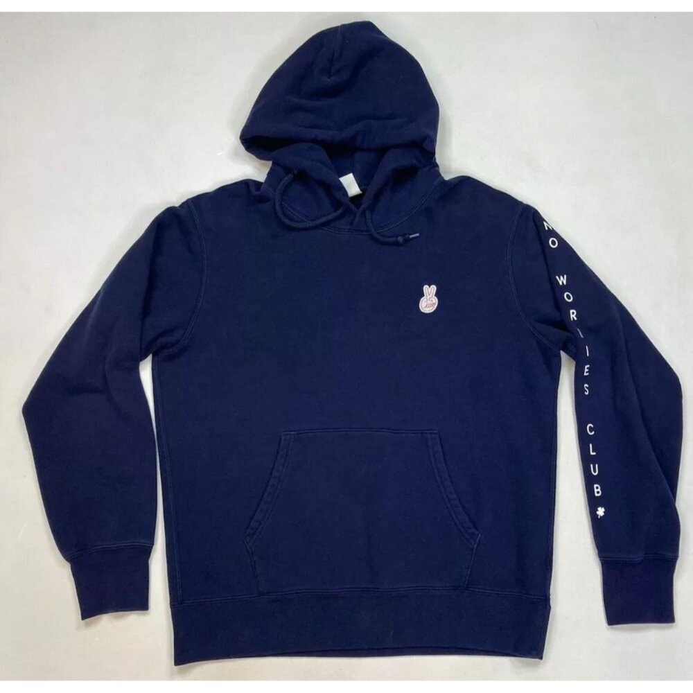 UNIQLO Pieter Ceizer Hoodie Mens No Worries Club Pullover Sz M